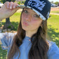 Black wonderfully made trucker hat