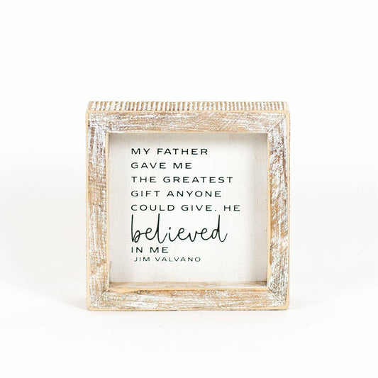 Believed - Wooden Frame