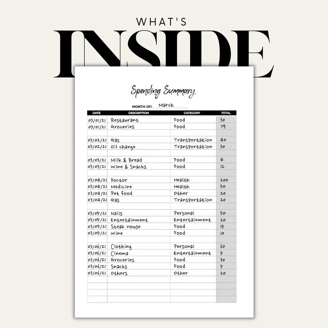 Abundance Budget Journal – Bill Planner & Organizer