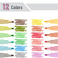 Highlighters 12 Pack Macaron