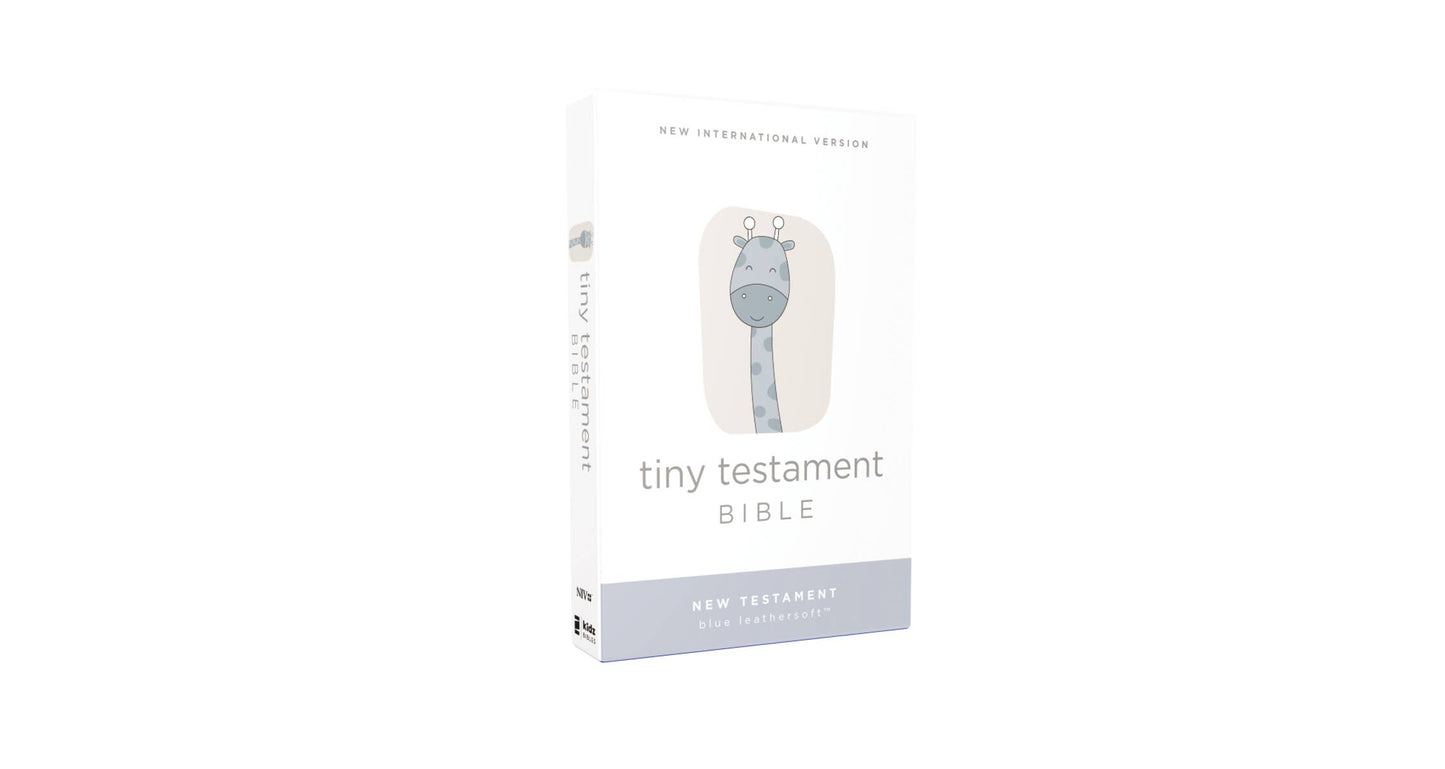 NIV Tiny Testament Bible New Testament Leathersoft Blue