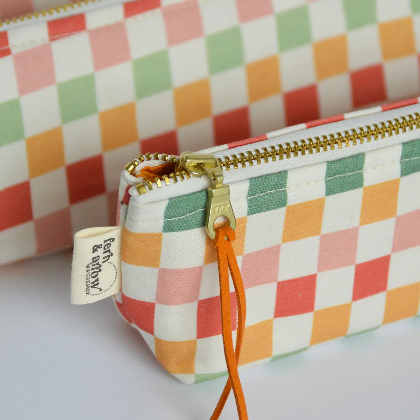 Holiday Checker Boxy Pencil Pouch