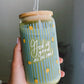 God is good Glass Cup with Bible Verse and Straw Lid