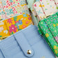 Wallet Keychain - Emerald Rainbow Terrazzo