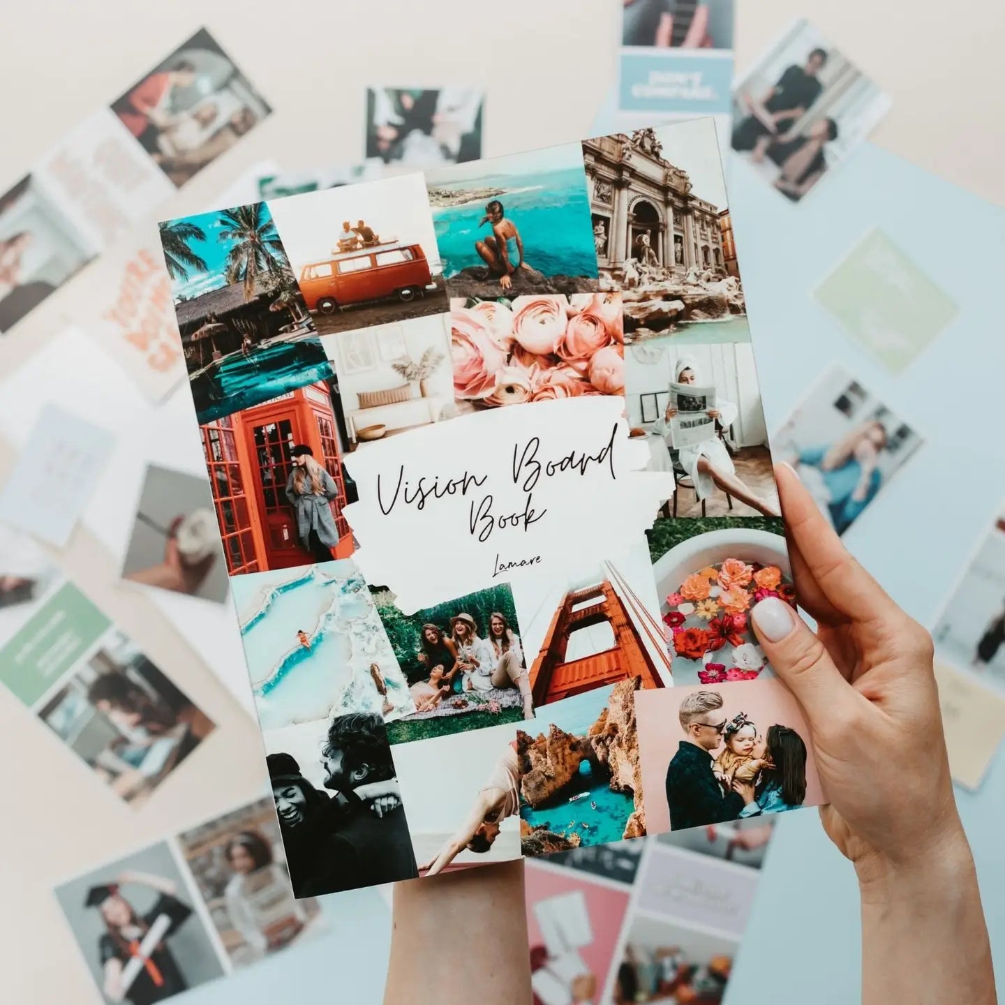 Lamare Vision Board Book & Craft Kit – Dream Board For Women