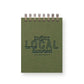 Custom Support Local Business Mini Jotter Notebook