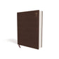 NIV Journal The Word Bible, Double-Column Leathersoft Brown