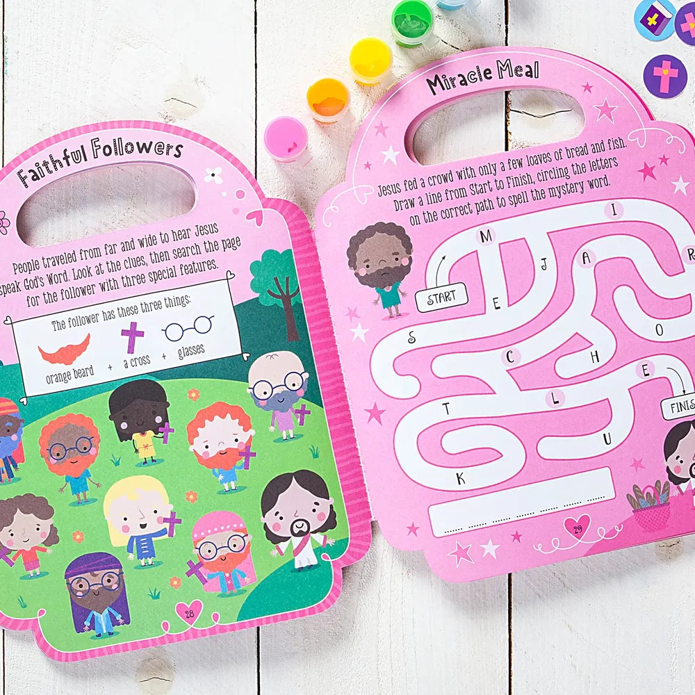 Pretty Pink Bible Activity Book
