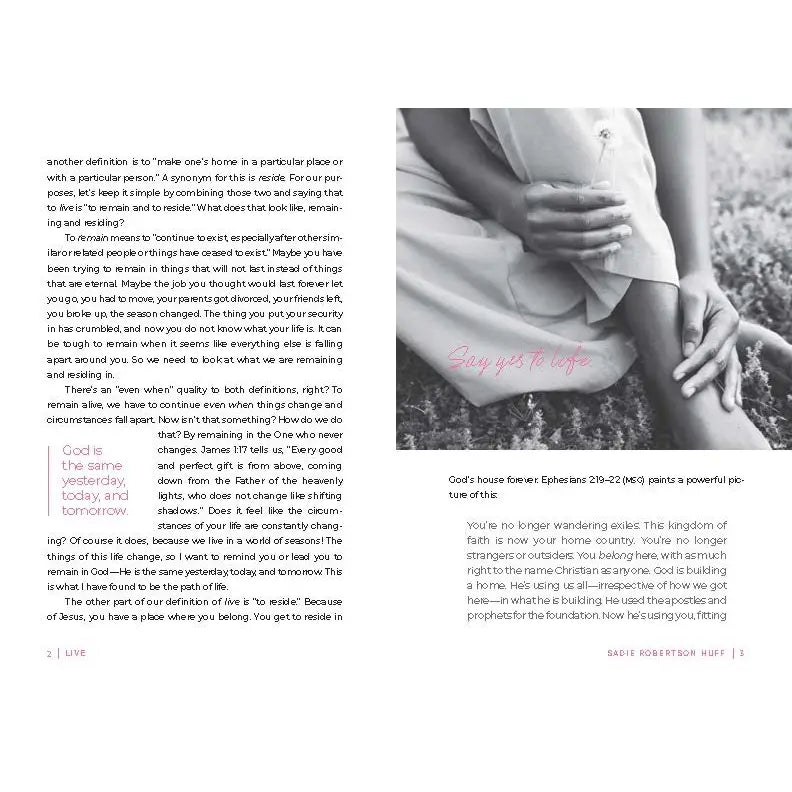 Live : Remain Alive, Be Alive At A Specified Time, Have An E