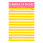 Scripture of the Day Yellow (4x6 Notepad)