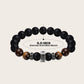 Christian theme men beaded bracelets