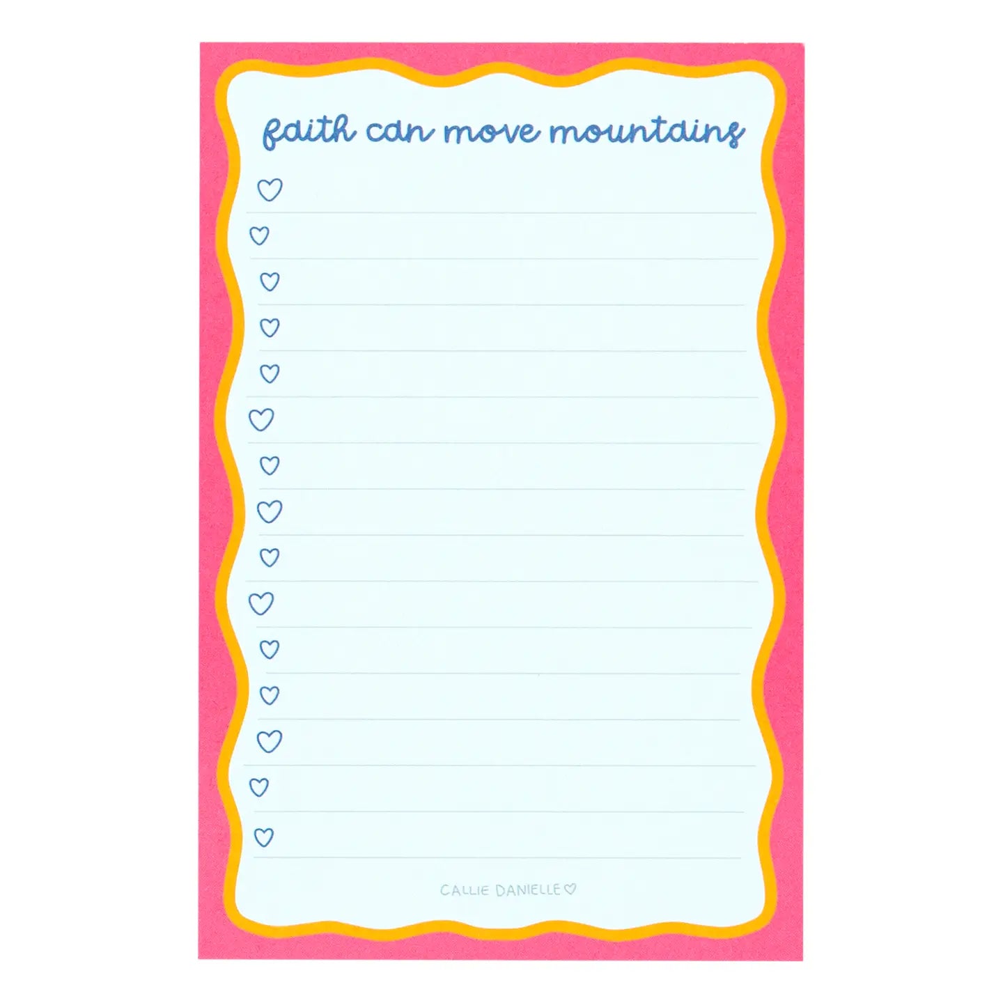 Faith Can Move Mountains (4x6 Notepad)