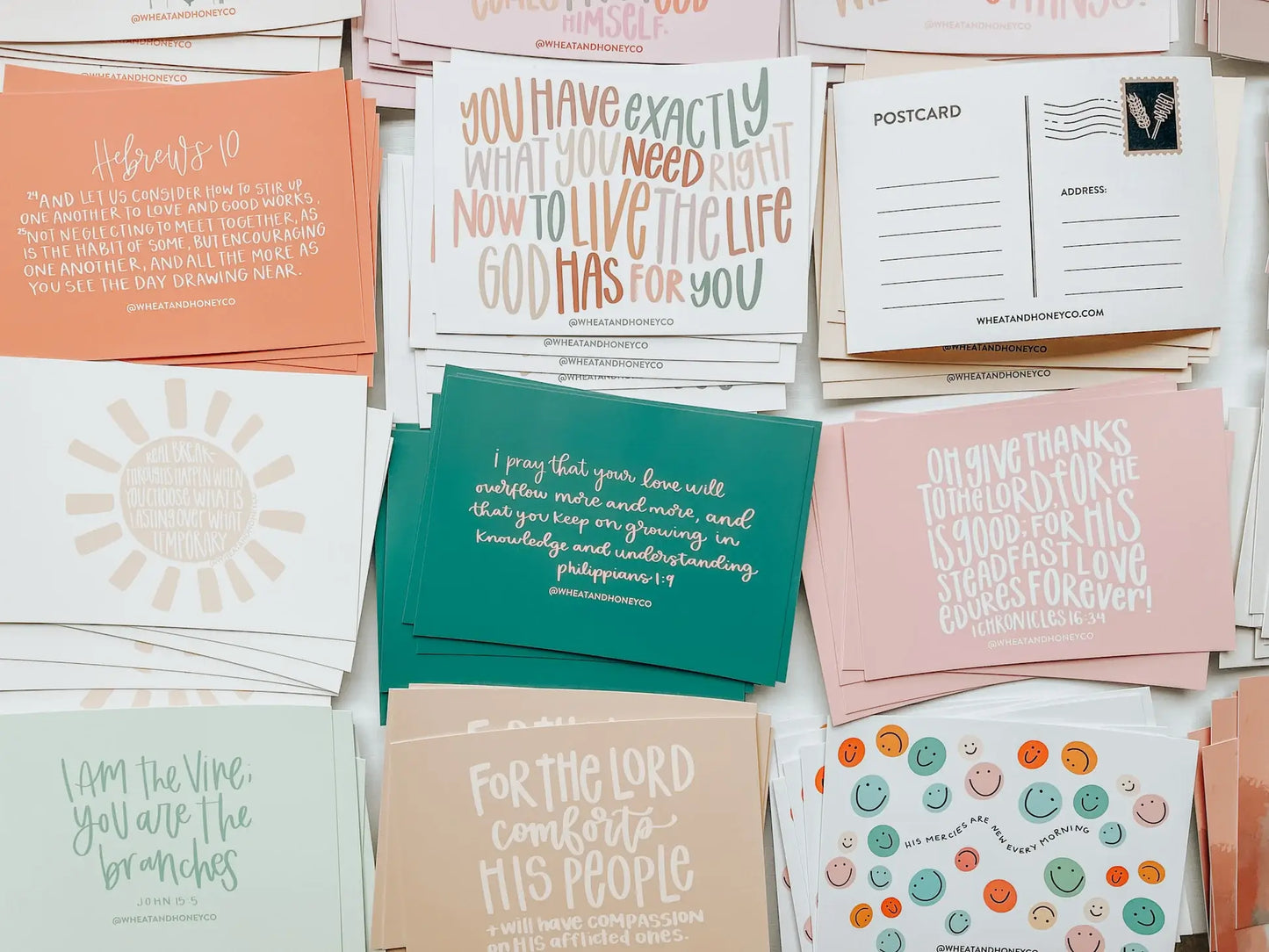 Bulk (48-set) Encouraging Postcards - Surprise Designs