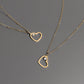 (9pc) 18K Gold PVD Stainless Steel Heart Charm Set