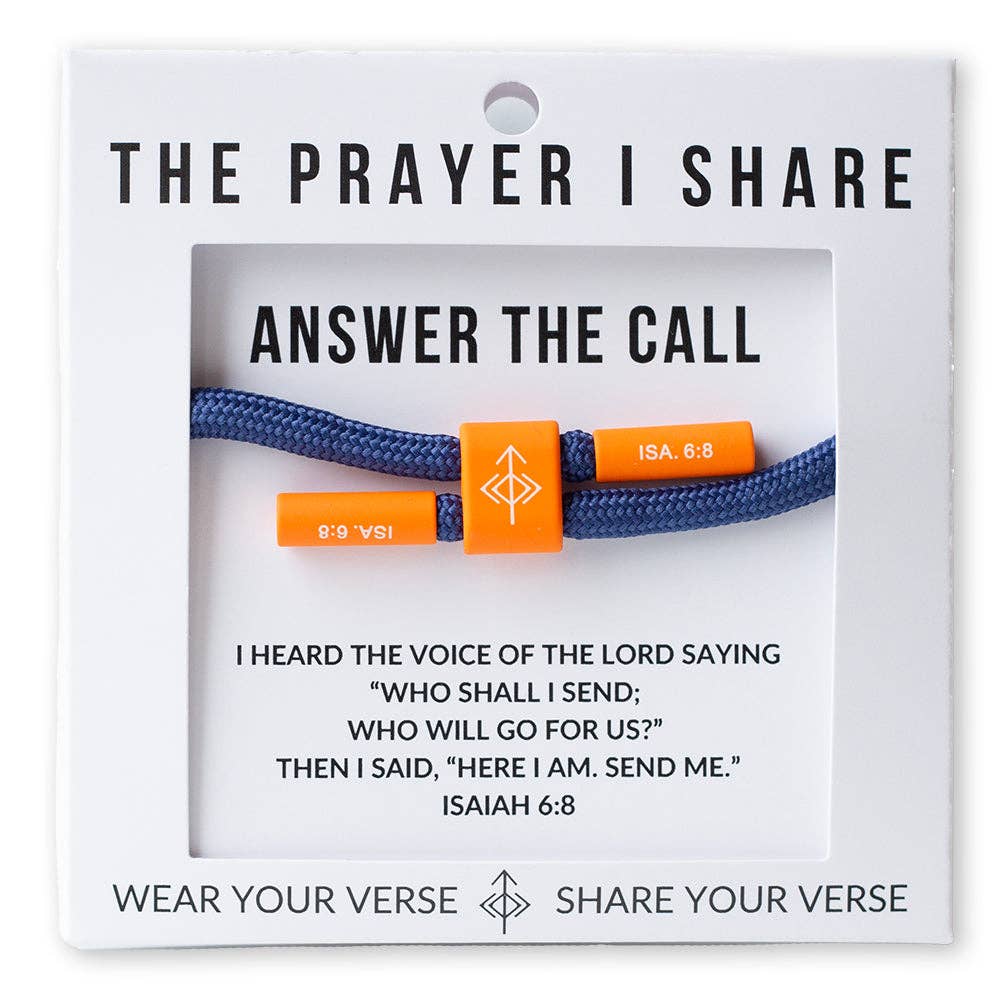 ANSWER THE CALL Christian Cord Bracelet | Graduation Gifts