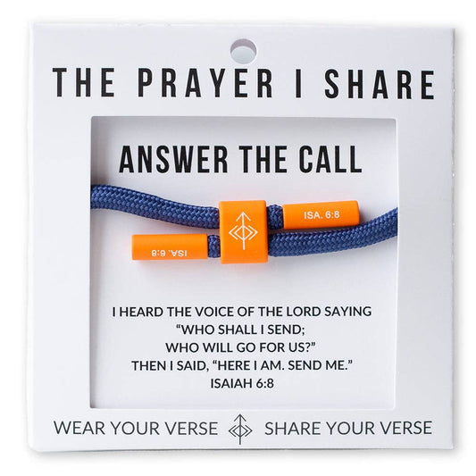 ANSWER THE CALL Christian Cord Bracelet | Graduation Gifts