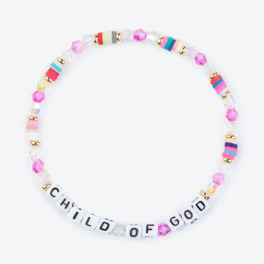 Child of God Letter Bracelet