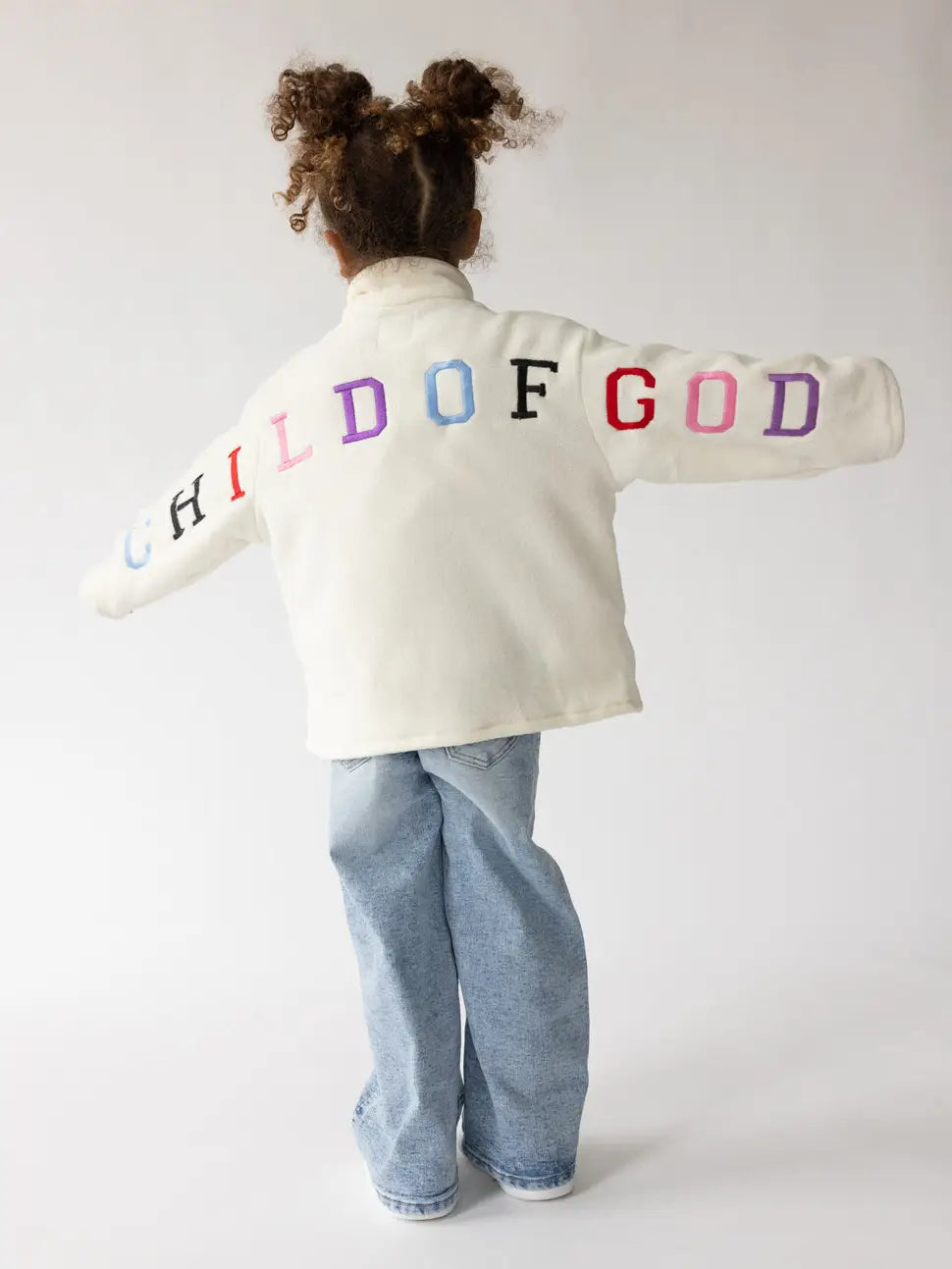 Child of God Fleece Kids Pullover-9/10Y