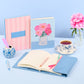 Periwinkle & Pink Keri Notebook Organizer