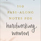 Prayers To Share: 100 Pass-Along Notes For Hardworking Women