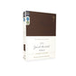 NIV Journal The Word Bible, Double-Column Leathersoft Brown