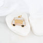 18K Gold PVD Stainless Steel Just Married Car Charm