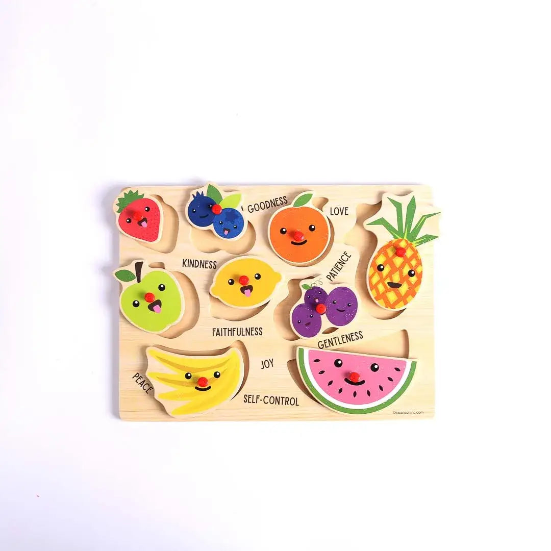 Puzzle Wood Peg Fruit Of The Spirit