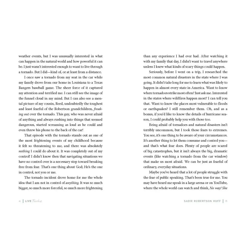 Live Fearless : A Call To Power, Passion, and Purpose