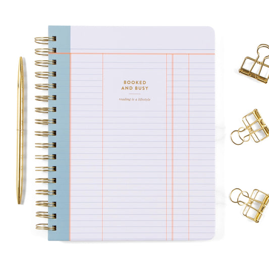 Booked and Busy Reader Spiral Notebook