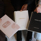 Church Notes Journal- White Spiral Linen- Christian Notebook