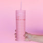 Pink Library Card 16oz Tumbler