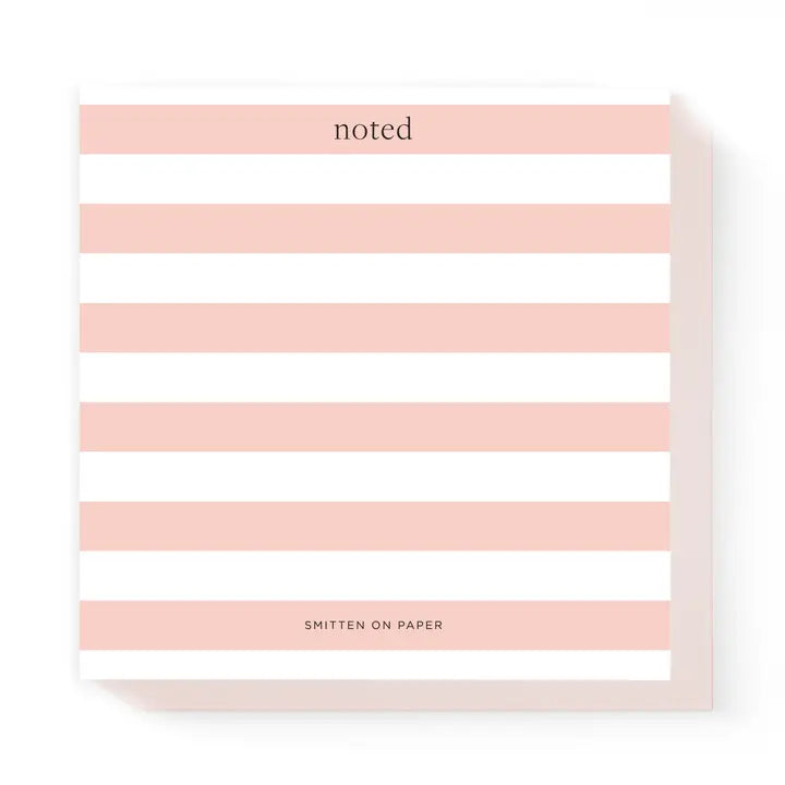 Peony Stripe Chunky Notepad