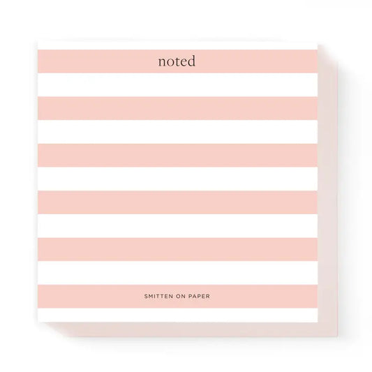 Peony Stripe Chunky Notepad