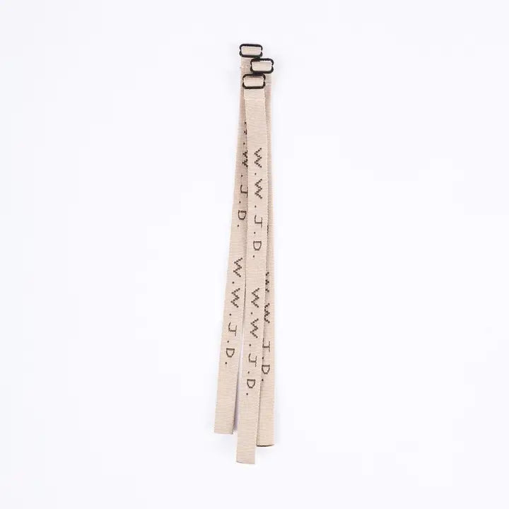 WWJD Bracelet - Tan