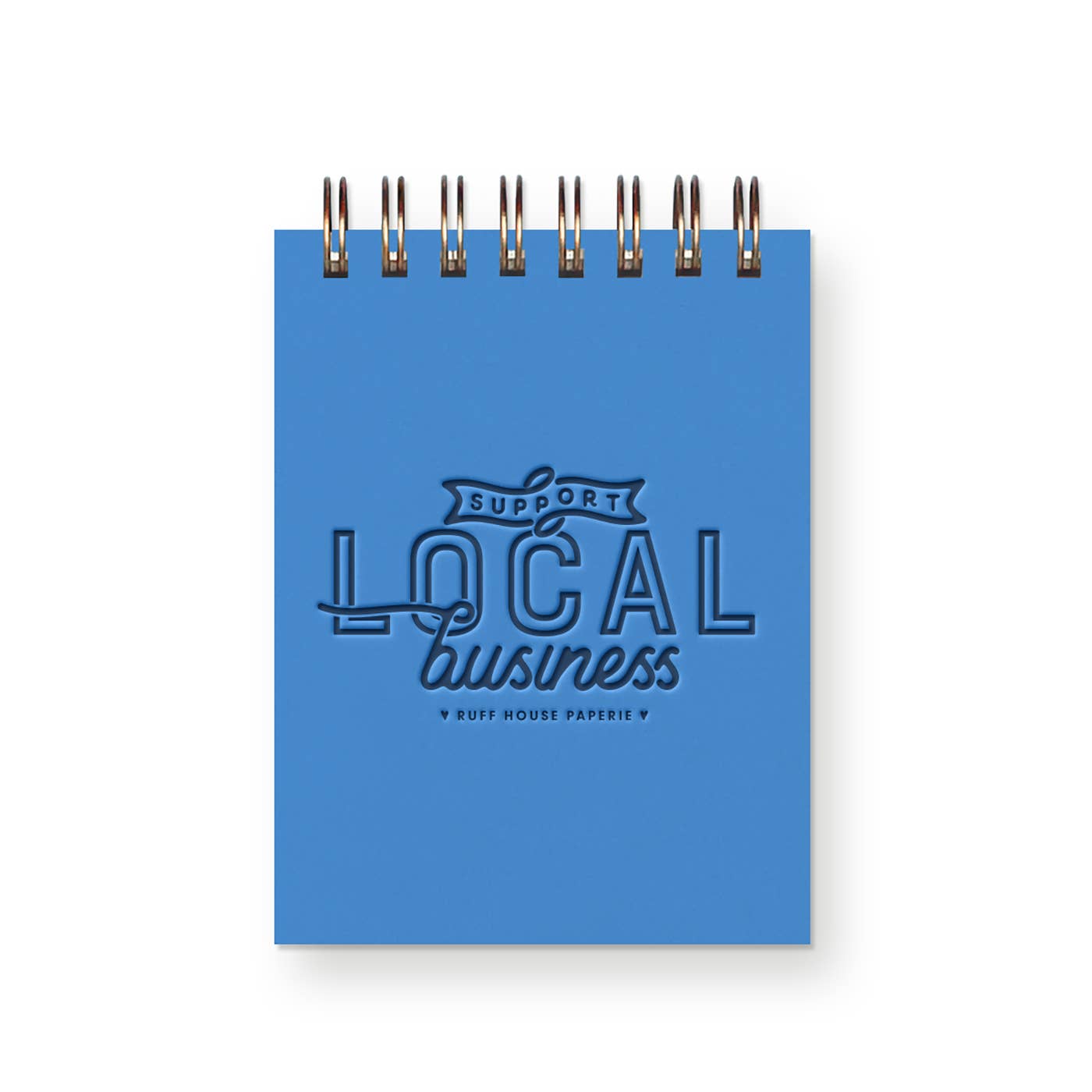 Custom Support Local Business Mini Jotter Notebook