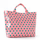 Large Polka Dot Vinyl Tote Bags | 40P636