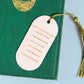 Procrastinate Anything But Weak Vegan Leather Bookmark Leather Bookmark