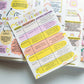 CROSS REFERENCE of Covenants of the Bible Tip-in Sheet