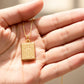 Gold Cross Locket Charm, photo locket for Necklace CPG2948