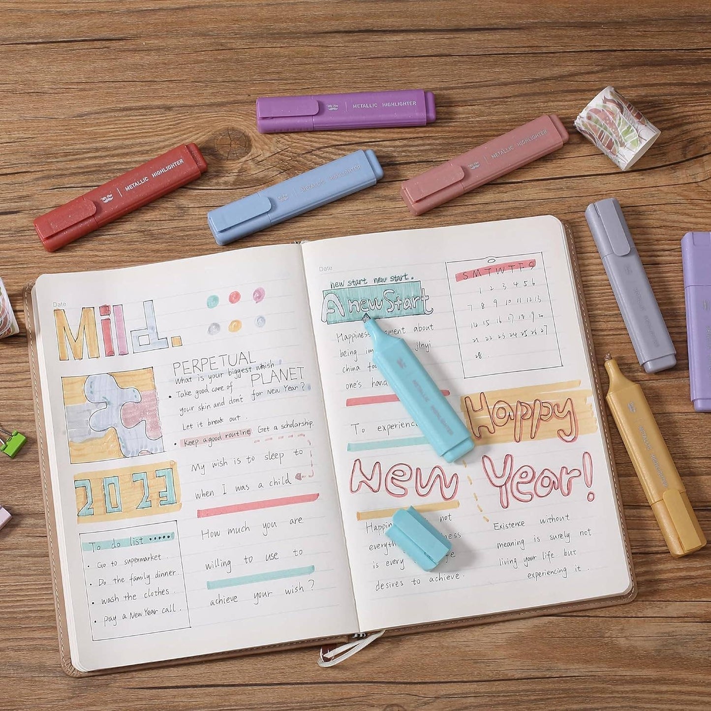 Glitter Bible Highlighters 8 Pack