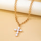 Magnolia Pearl Cross Toggle Necklace
