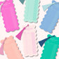 Library Card Bookmark with Tassel | Choose your Color
