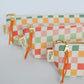 Holiday Checker Boxy Pencil Pouch