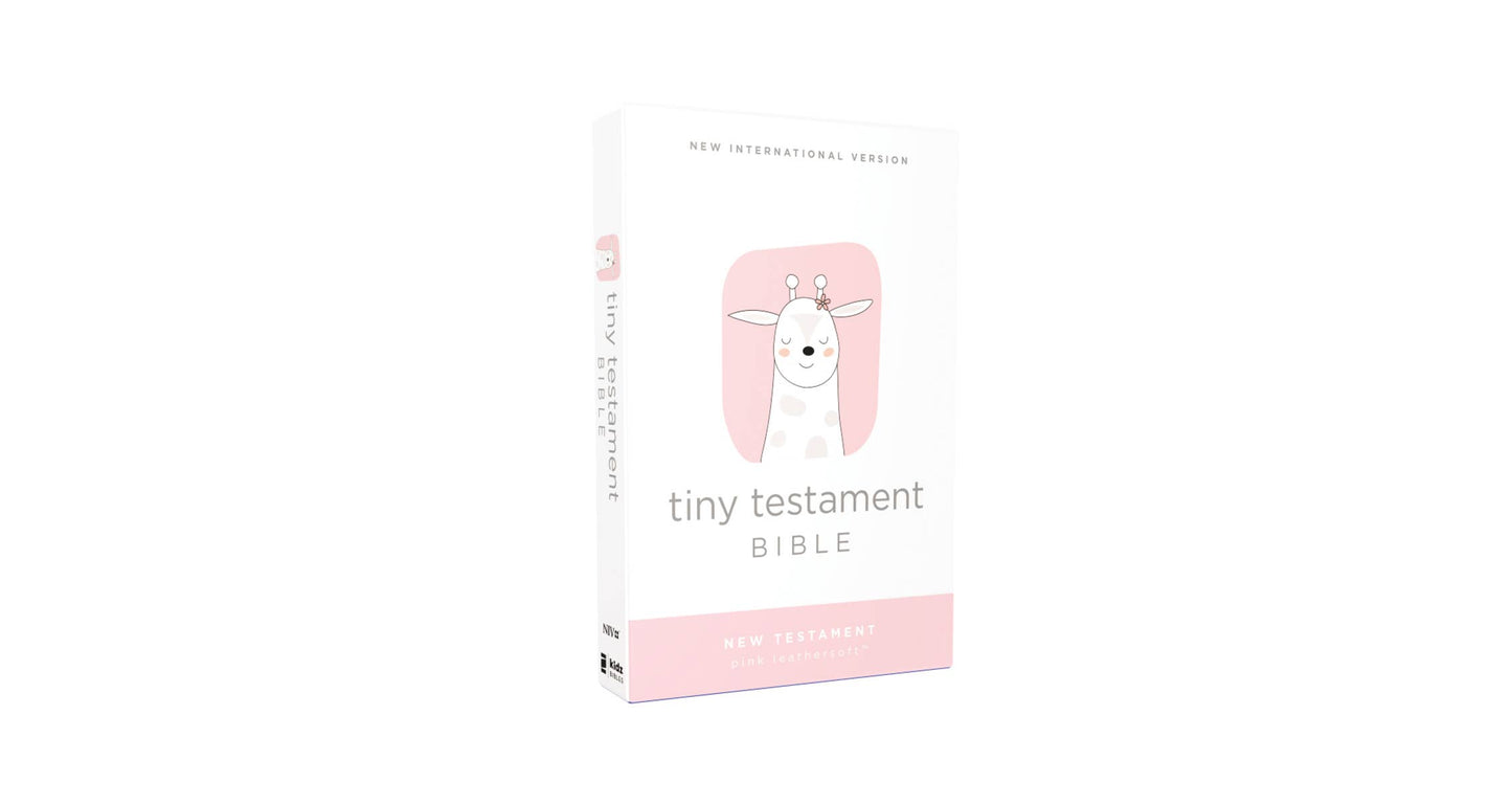 NIV Tiny Testament Bible, New Testament Leathersoft Pink