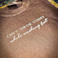 Can't Throw Stones While Washing Feet Embroidered Shirt