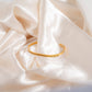 18K Gold PVD Worthy of Blessings Engraved Bangle Bracelet