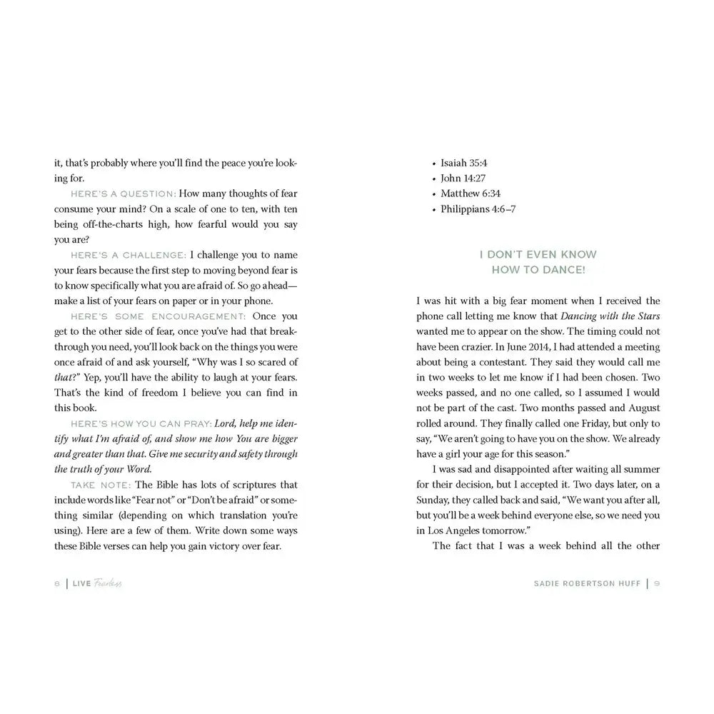 Live Fearless : A Call To Power, Passion, and Purpose