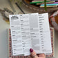 Bible Chapters Checklist
