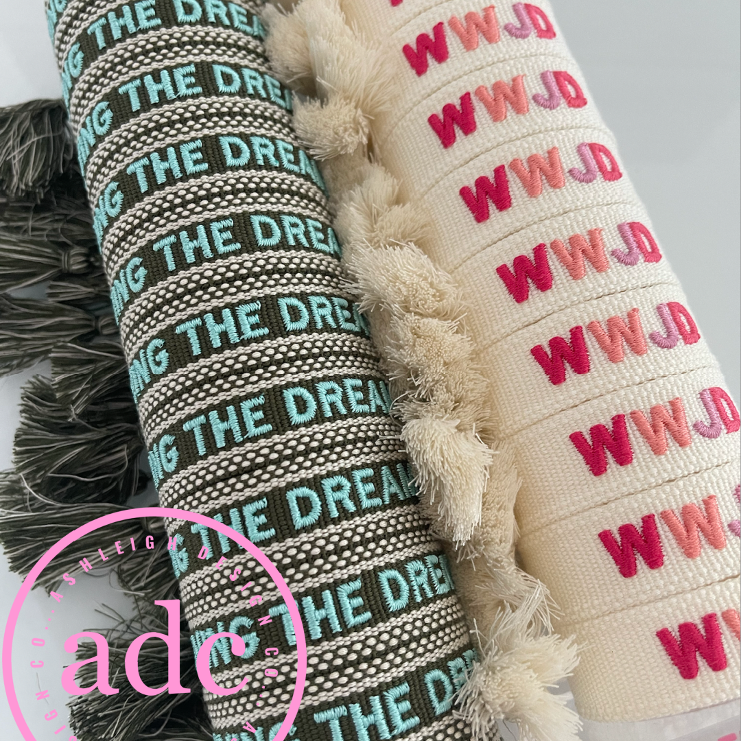 WWJD Bracelet (pink)