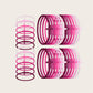 Silicone cross bracelets
